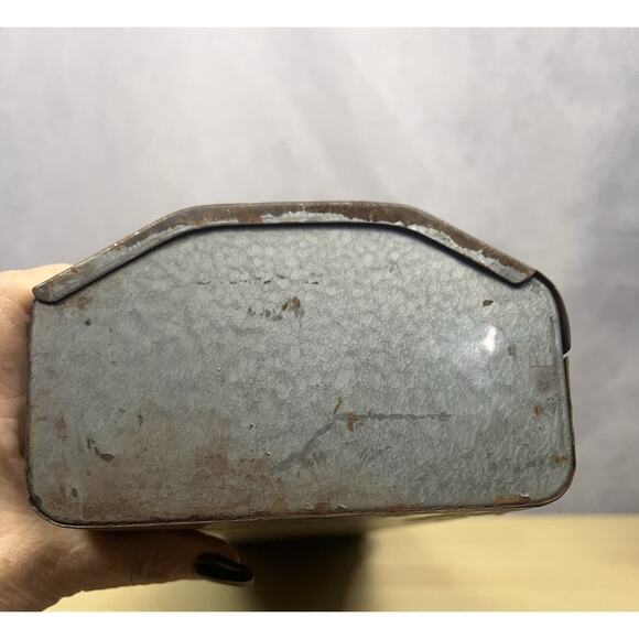 Vintage 1950's Craftsman "Crown Top" Low Tombstone Portable Tool Box Old Toolbox - Picture 8 of 12